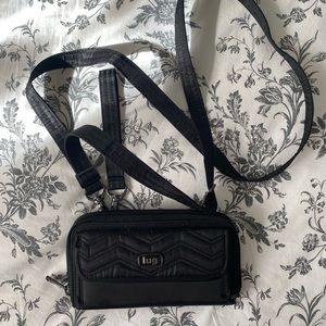 Small Black Lug Crossbody!